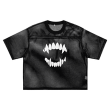 Load image into Gallery viewer, Expensive Exhibit See-through Boxy Net T-Shirt