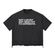 Load image into Gallery viewer, Expensive Exhibit Snow Wash Raw-Hem Boxy T-shirt
