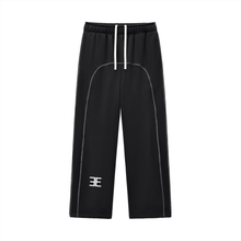 Load image into Gallery viewer, Expensive Exhibit Contrast-Stitched Fleece Sweatpants