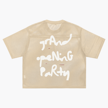 Load image into Gallery viewer, Exhibit E See-through Boxy Net T-Shirt

