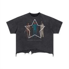 Load image into Gallery viewer, Expensive Exhibit Vintage Wash Boxy Distressed Hem T-Shirt
