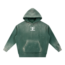 Load image into Gallery viewer, Expensive Exhibit Vintage Washed Frayed Fleece Hoodie
