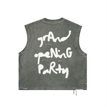 Load image into Gallery viewer, Expensive Exhibit Distressed Grommet Eyelet Tank Top
