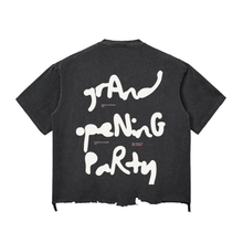 Load image into Gallery viewer, Expensive Exhibit Snow Wash Raw-Hem Boxy T-shirt
